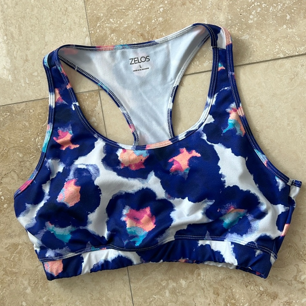 NWOT Zelos sports bra